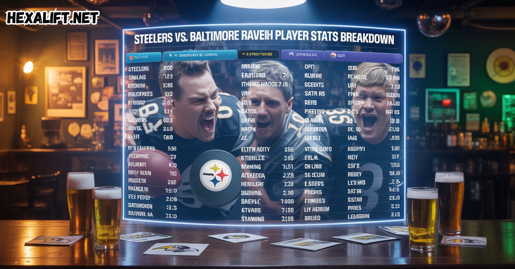 steelers vs baltimore ravens match player stats