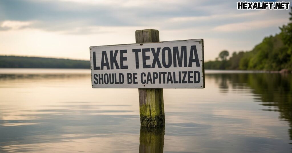 Lake Texoma Should Be Capitalized