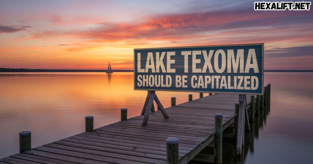 Lake Texoma Should Be Capitalized